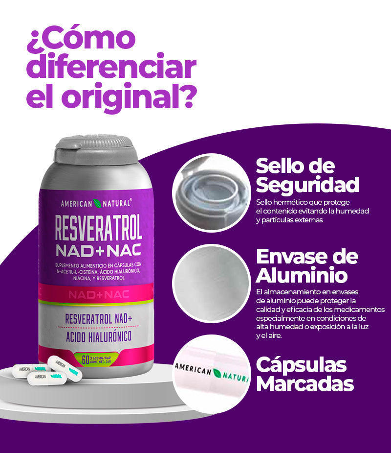 RESVERATROL + NAD+ + NAC