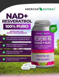 RESVERATROL + NAD+ + NAC